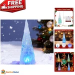 Battery Operated Christmas Tree With Multicolor Lighting - Perfect Holiday Gift. Fixed Price $45.99.