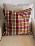 Pottery Barn Cameron Plaid Pillow Covers, SET/2, Multi (20" Square). Fixed Price $59.00.