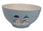 Target Winter Frost Snowman Family 4QT Serving Bowl 10.5 Blue Christmas Holiday. Fixed Price $31.49.