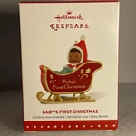 Baby's 1ST Christmas Hallmark Keepsake Ornament African American 2015. Fixed Price $10.00.