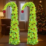 2 Pcs 5FT Bendable Pop Up Christmas Tree Collapsible Lime Green Whimsical Chr.... Fixed Price $104.13.
