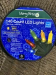 Merry Brite 140 Count Multi Color Led Lights Christmas 36 Feet. Fixed Price $23.99.
