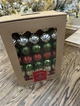 Wondershop 100PC Shatter-resistant Round Christmas Tree Ornament Set Metallic. Fixed Price $30.00.