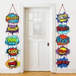 Large Hero Action Sign Cutouts Super Fun Theme Party Supplies Door. Fixed Price $34.99.