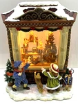 Christmas Kirkland Windowpane Waterglobe Glitter Toystore Musical & Lighted. Fixed Price $49.99.