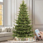Prelit Aspen Fir Artificial Christmas Tree 6.5FT With Remote, Layered Christm.... Fixed Price $86.17.