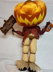 Gemmy Nightmare Before Christmas - Pumpkin King 22 Halloween Town Porch Greeter. Fixed Price $59.99.