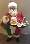 Kurt Adler Fabriche Italian Musical Santa Figurine 10.5" Plays Funiculi Funicula. Fixed Price $84.99.
