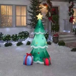 Home Accents Holiday 6.5 Ft. Christmas Tree Gifts Inflatable Gemmy New. Fixed Price $34.99.