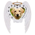 Maxora Dog Memorial Photo Frame Ornament - Personalized Forever In Our Heart .... Fixed Price $21.19.
