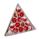 Kurt S. Adler C1852 1.57-INCH Red/white Decorated Glass Ball Ornament. Fixed Price $34.29.