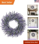 Gorgeous 26 Inch Lavender Wreath - Timeless Home Decor For Every Occasion. Fixed Price $62.06.