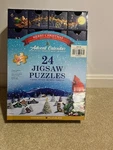 Christmas Advent Calendar 24 Jigsaw Puzzles 50 Pcs Each Factory Sealed. Fixed Price $28.00.