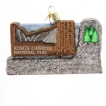 Old World Christmas Kings Canyon National Park Tree Ornament Entrance Sign. Fixed Price $25.99.