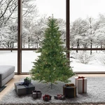 Vickerman Plastic Artificial Christmas Tree With 1000 Pvc Tips In Green. Fixed Price $284.64.
