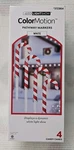 Gemmy Led Lightshow Colormotion Set Of 4 Candy Cane Pathway Markers New. Fixed Price $35.99.