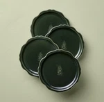 (set Of 4) Hearth & Hand Appetizer Plates Christmas Tree Green Pine Holiday New!. Fixed Price $44.99.