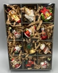 Pottery Barn Mercury Glass Nostalgic Mini Christmas Ornaments S/12 2"H #D340. Fixed Price $72.92.