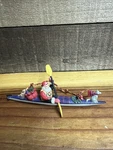 Gsi Outdoors Outside Inside Santa Canoe Dog Ornament Box. Fixed Price $30.00.