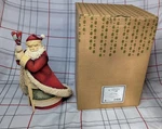 Enesco The Heart Of Christmas Santa Claus Figure With Staff 2012 4027171 9.25". Fixed Price $99.95.