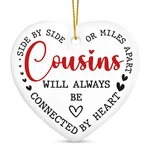 Oassie Christmas Cousin Gifts For Women - Ceramic Ornaments 202.... Fixed Price $23.61.