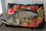 Gemmy Inflatable Animated Christmas Big Mouth Billy Bass Moves & Sings. Fixed Price $104.95.