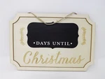 Darice Wooden Countdown To Christmas Chalkboard Sign - New. Fixed Price $11.43.