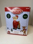 Gemmy Rudolph The Red-nosed Reindeer Airblown Inflatable 4.5 Ft Lights Up. Fixed Price $31.49.