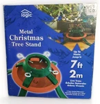 Home Logic Metal Christmas Tree Stand Up To 7 New Open Box Complete * (br). Fixed Price $22.00.