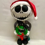 Jack Skellington Nightmare Before Christmas Disney Holiday Greeter 19 Works Guc. Fixed Price $21.75.