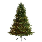 Nearly Natural 6FT North Carolina Spruce Christmas Tree With 350 Clear Lights. Fixed Price $252.00.