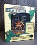 2001 Mr Christmas North Lodge "holiday Go Round" W/ Animals Reindeer 15 Song. Fixed Price $42.95.