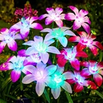 Best Ahaorigin Solar Garden Lights Outdoor, 4 Pack Blooming Lily Flowers. Fixed Price $46.15.