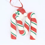 Hobby Lobby Candy Cane Letter Ornament Santa Hat Red Green Glitter Pvc Christm. Fixed Price $29.95.