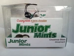 Kat & Annie Glass Junior Mints Candy Box Christmas Ornament Tootsie Roll. Fixed Price $14.99.