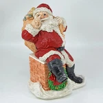 United Design Legend Santa Claus Rooftop Christmas Chimney Sculpture Vtg. Fixed Price $59.99.
