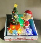 New! Peanuts Snoopy Charlie Kurt Adler Christmas Tree Musical Led Light Table. Fixed Price $52.99.