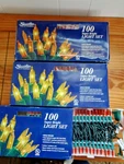 3 - Sienna Superbright 100 Sets Orange Bulbs Christmas String. Fixed Price $17.50.