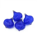 Northlight Lavish Blue Transparent Onion Shatterproof Christmas Ornaments 4.5". Fixed Price $11.49.