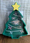 Cwc Christmas Tree With Pink Bows Spoon Rest Silicone Holiday Decor Star. Fixed Price $13.99.