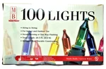 Merry Brite 100 Color Lights STEADY/2 Way Flash, In/out 28.5 Ft. Green Wire Nib. Fixed Price $8.95.