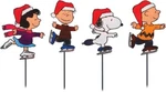 Productworks 10325 8-INCH Pre-lit Peanuts Skating Christmas Pathway Markers (set. Fixed Price $37.55.