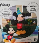 Gemmy 4FT Tall Disney's Mickey Mouse Birthday Party Inflatable. Fixed Price $29.99.