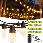 96FT Outdoor String Lights Christmas Patio Garden Decor Connectable Waterproof. Fixed Price $55.82.