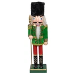 Northlight 14" Wood Green Red Gold Christmas Nutcracker Soldier Spear. Fixed Price $31.49.