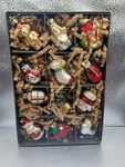 Pottery Barn Mercury Glass Nostalgic Mini Christmas Ornaments Set Of 12 - 2". Fixed Price $50.00.