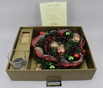 Waterford Holiday Heirlooms Christmas Wreath W/ Ornaments Nib. Fixed Price $48.99.