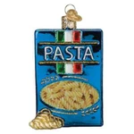 Old World Christmas Box Of Pasta Blown Glass Ornament 32627. Fixed Price $29.99.