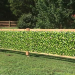 Artificial Expandable Faux Sakura Leaves Fence Panel With Pvc Back Home Decor. Fixed Price $106.99.