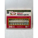 Nib Vintage Sears Trim-shop Christmas Amber Reflector 35 Set. Fixed Price $18.00.